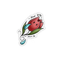 Dew Drop Tulip Die-Cut Sticker