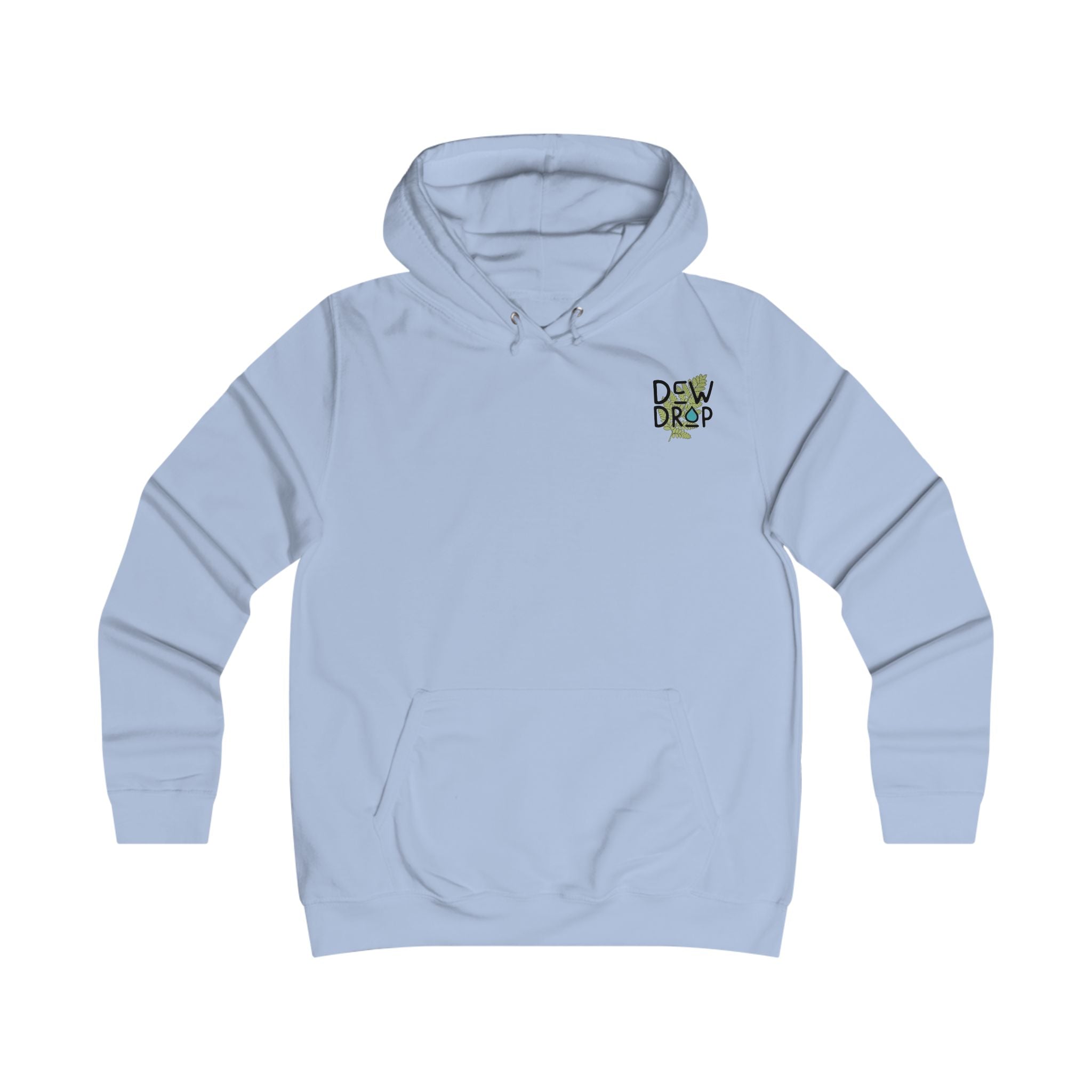 Women's Hoodie — Dew Drop Tattoo “Follow the Drop” Fern Graphic