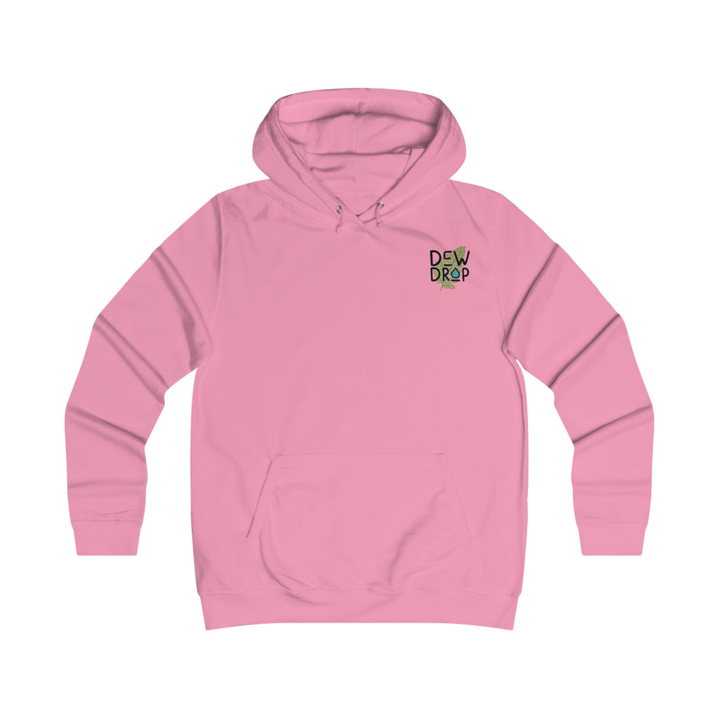Women's Hoodie — Dew Drop Tattoo “Follow the Drop” Fern Graphic
