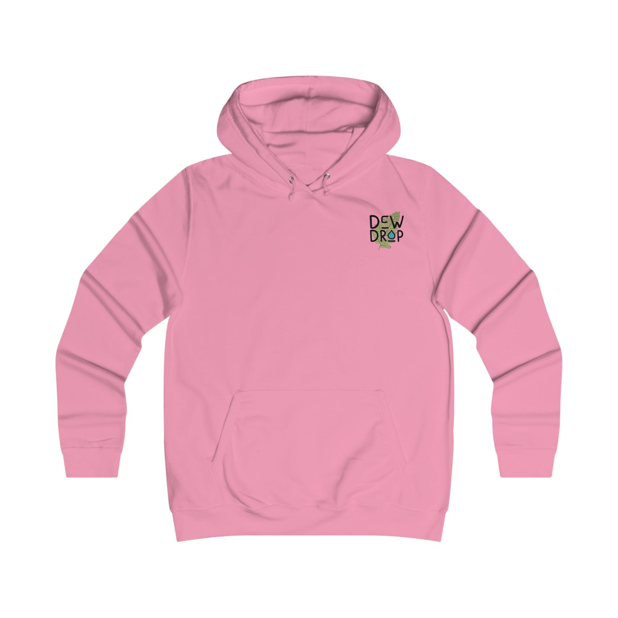 Women's Hoodie — Dew Drop Tattoo “Follow the Drop” Fern Graphic