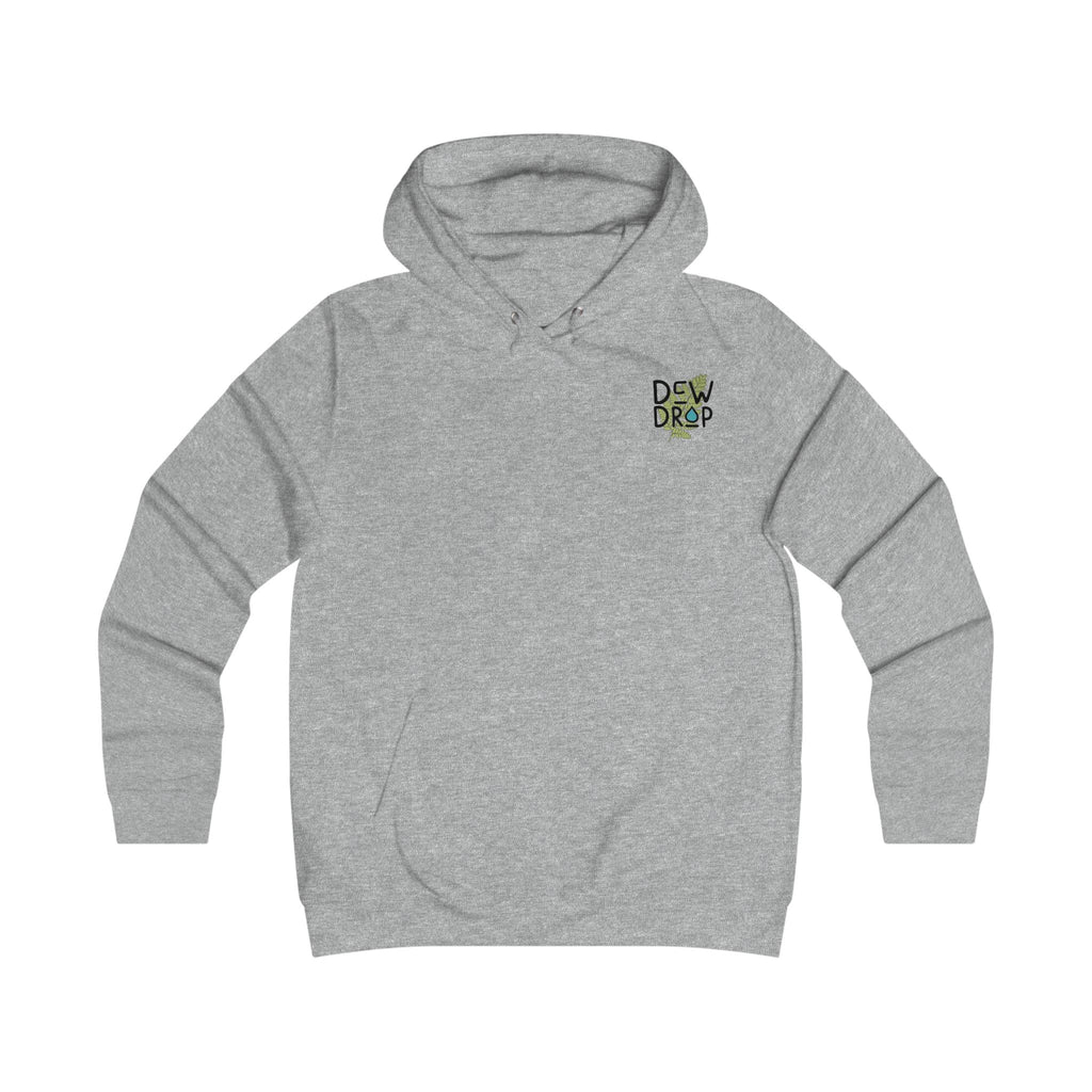 Women's Hoodie — Dew Drop Tattoo “Follow the Drop” Fern Graphic