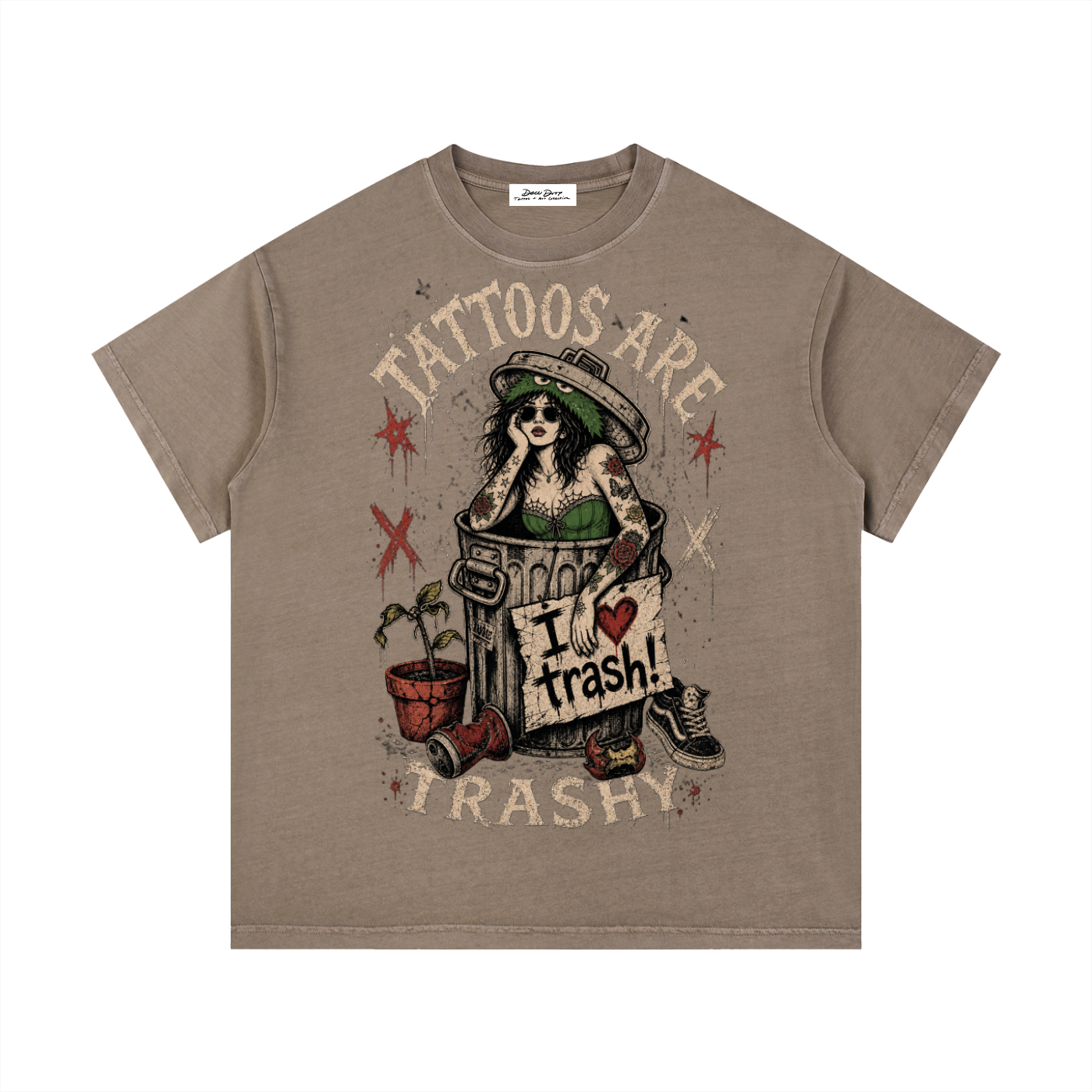 Vintage Wash Cotton T-Shirt